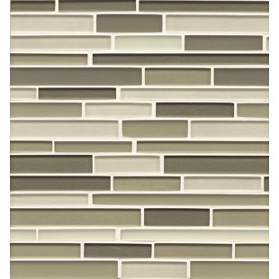 Remy Glass Random Sized Glass Mosaic Tile in Monticello by