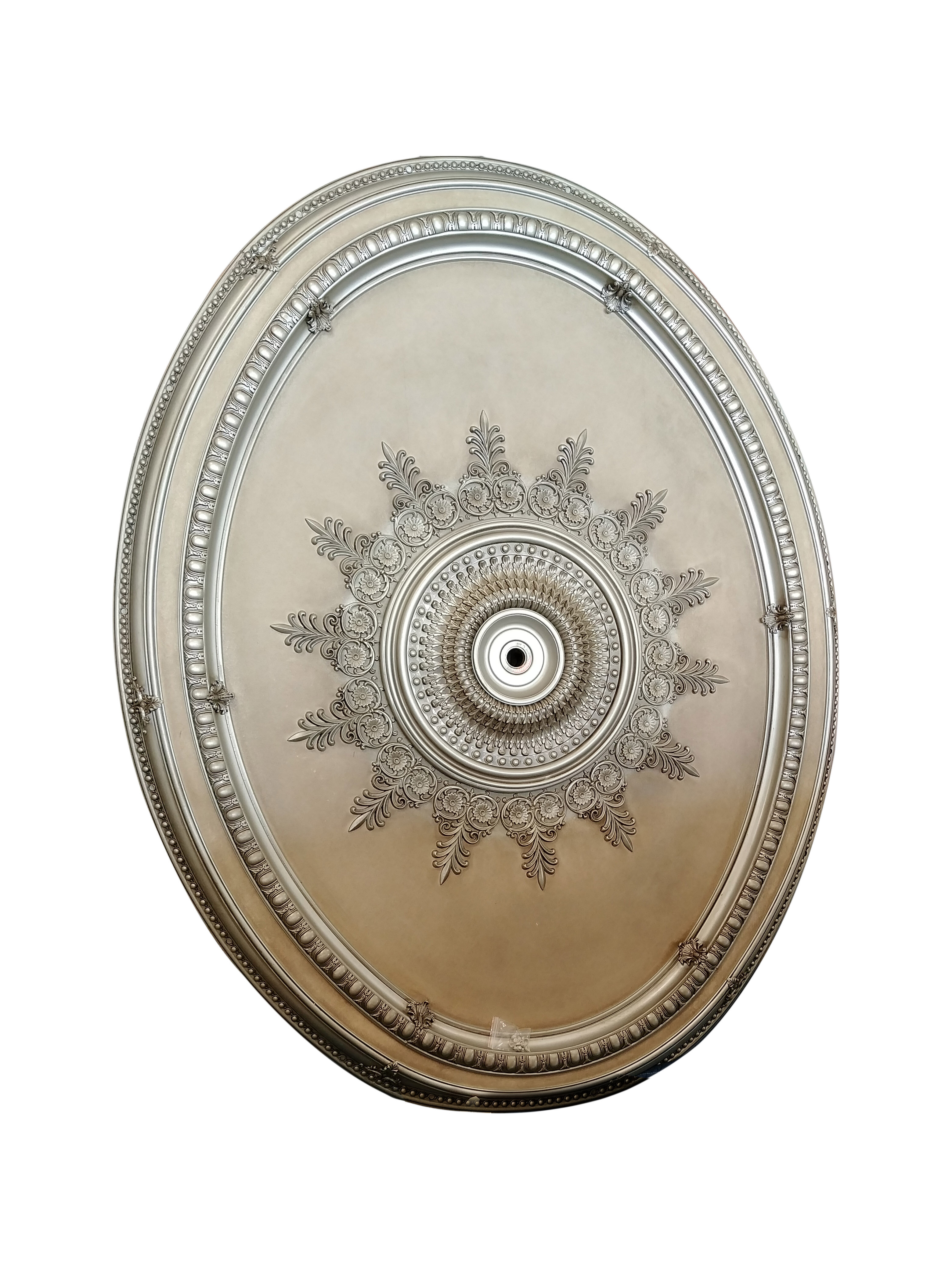 Large Oval Antique Ceiling Medallion