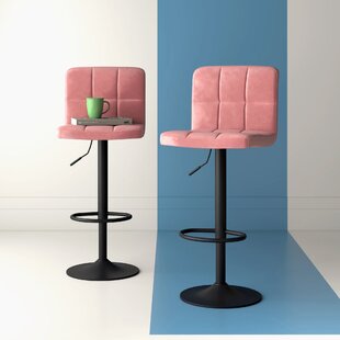 pink counter height chair