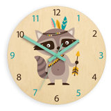 Kinder Wanduhren Gerauschlos Ohne Ticken Zum Verlieben Wayfair De