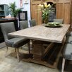 Flat dining table