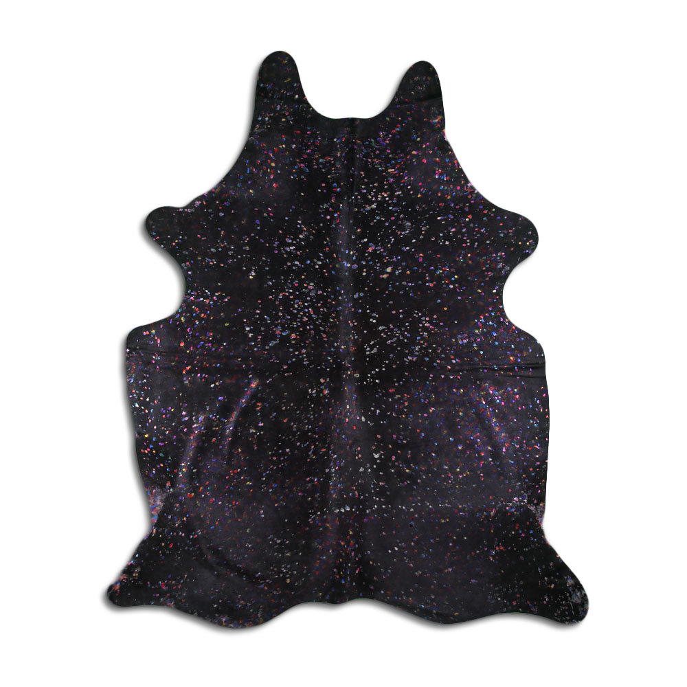 Foundry Select Belvia Handmade Cowhide Black/Pink Rug Wayfair