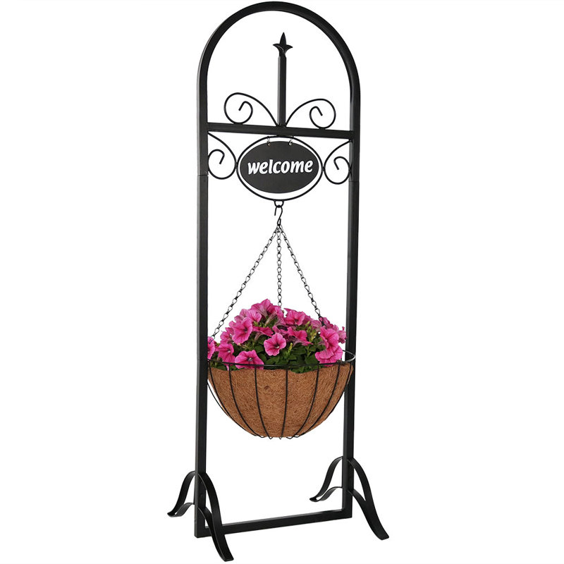 Fleur De Lis Living Lowestoft Outdoor Decorative Welcome Sign With
