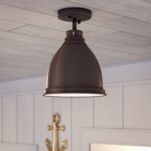 Bodalla 1-Light Outdoor Semi Flush Mount