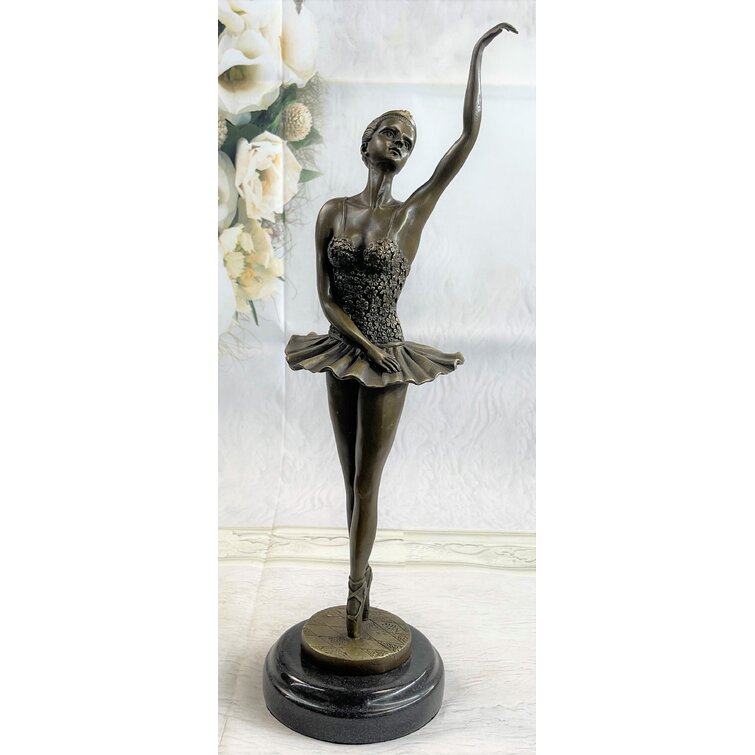 Rosdorf Park Bristyn Prima Ballerina Ballet Dancer Girl Bronze Figure ...
