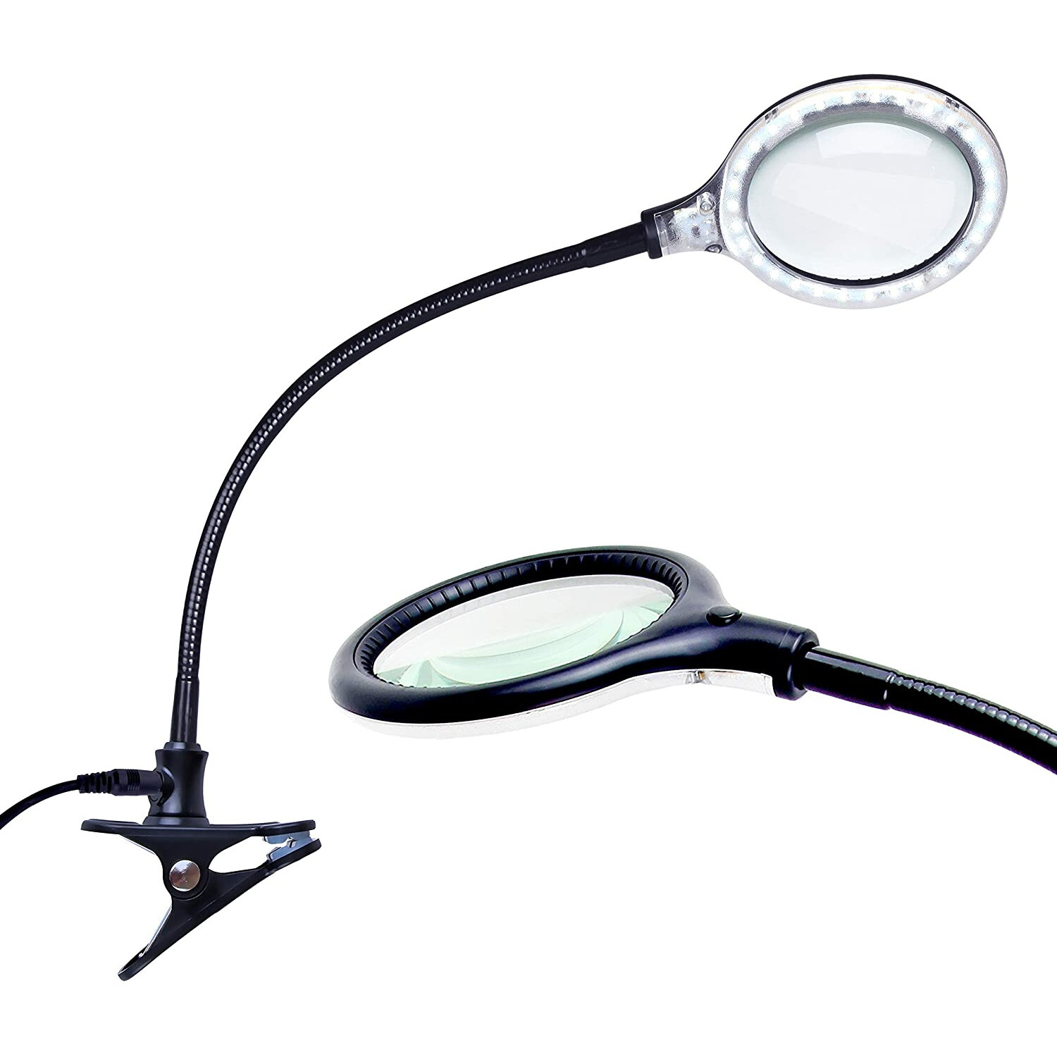 LED MAGNIFIER LAMP WITH FLEX ARM 8401-0045 