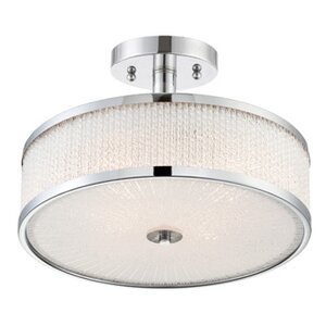 Beraun 3-Light Semi Flush Mount