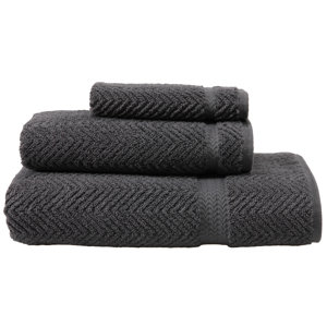 Herringbone Weave 100% Turkish Cotton 3 Piece Towel Set