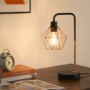 wayfair copper lamp