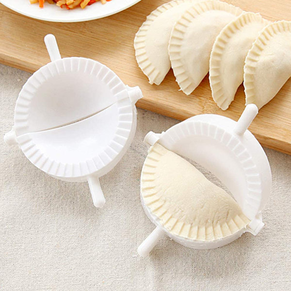 3pcs Dough Press Set Plastic Empanada Press Dumpling Model Kitchen Accessories for Dumpling Calzone Raviolifor Pierogi