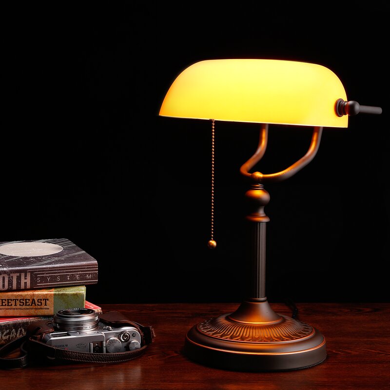 wayfair bankers lamp