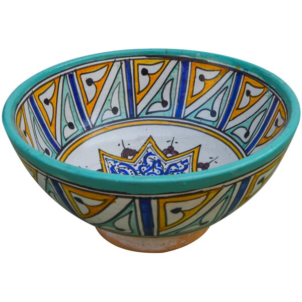 Handmade Painted Turkish Moroccan Colourful Ceramic Bowls Plates SOLD 500 