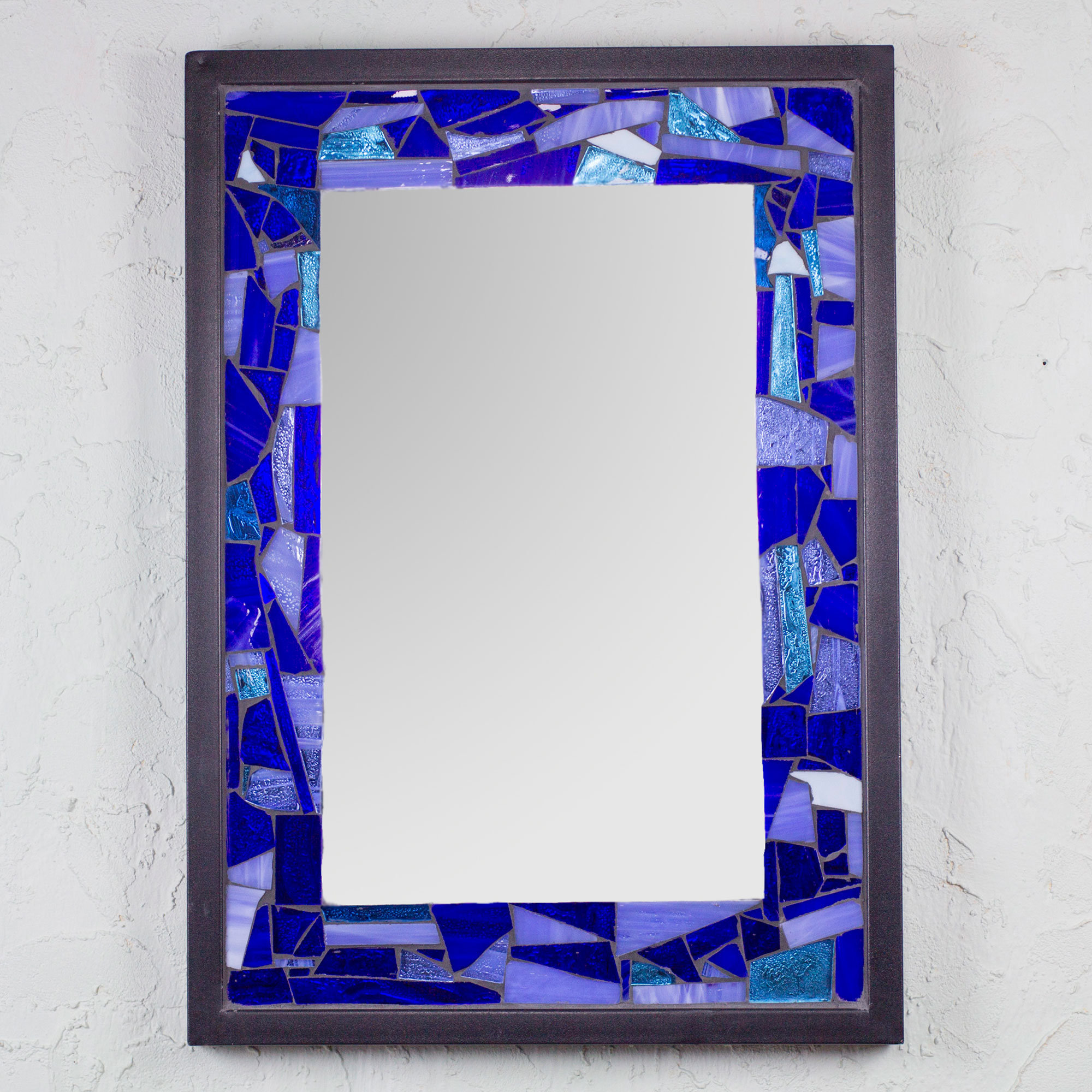 Novica Ocean Stained Gl Wall Mirror Wayfair
