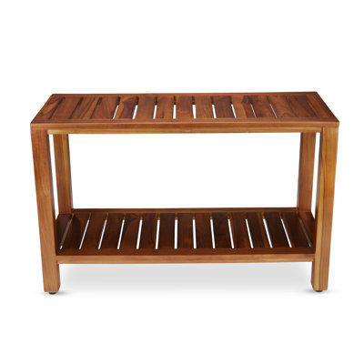 30" W Teak Shower Bench