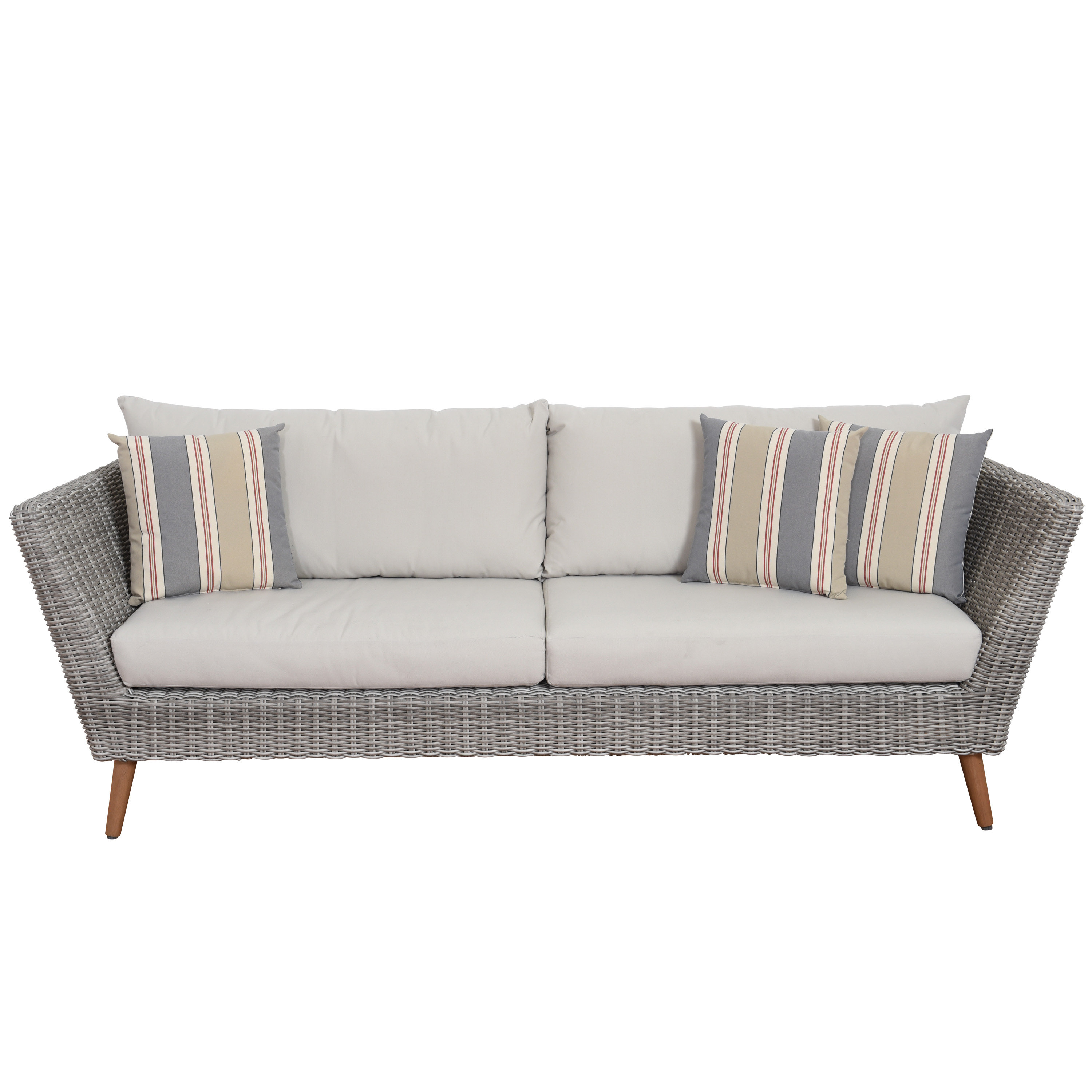 Newbury Patio Sofa With Cushions