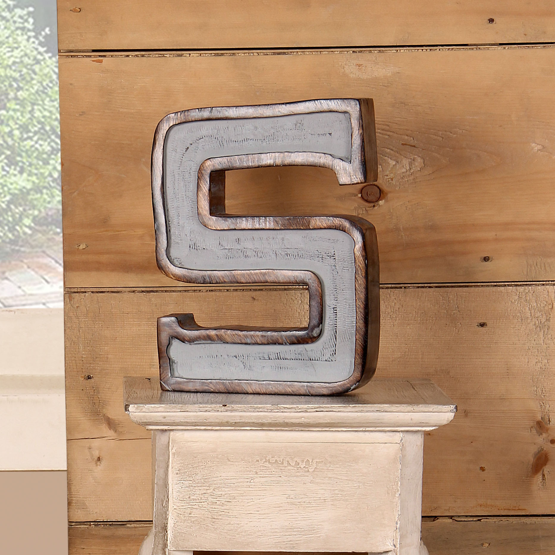 Gracie Oaks Jarom Cork Collector Letter Blocks