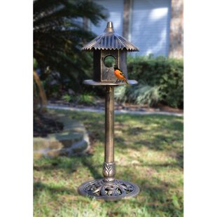 6 Hole Finch Bird House with copper top Amish Made in USA X-Large 25 inches TALL 