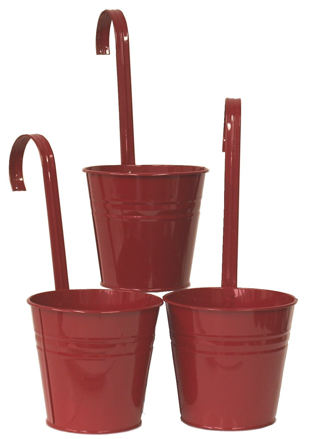 wayfair balcony planters on August Grove Aardsma 3 Piece Metal Railing Planter Set Reviews Wayfair