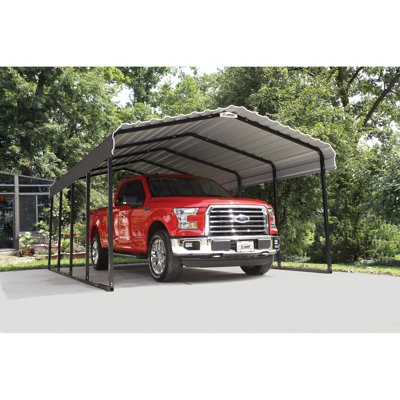 Steel Carport 12 Ft X 20 Ft Canopy Arrow