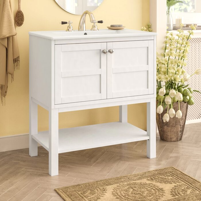 Charlton Home Maisy 30 Single Bathroom Vanity Set Reviews