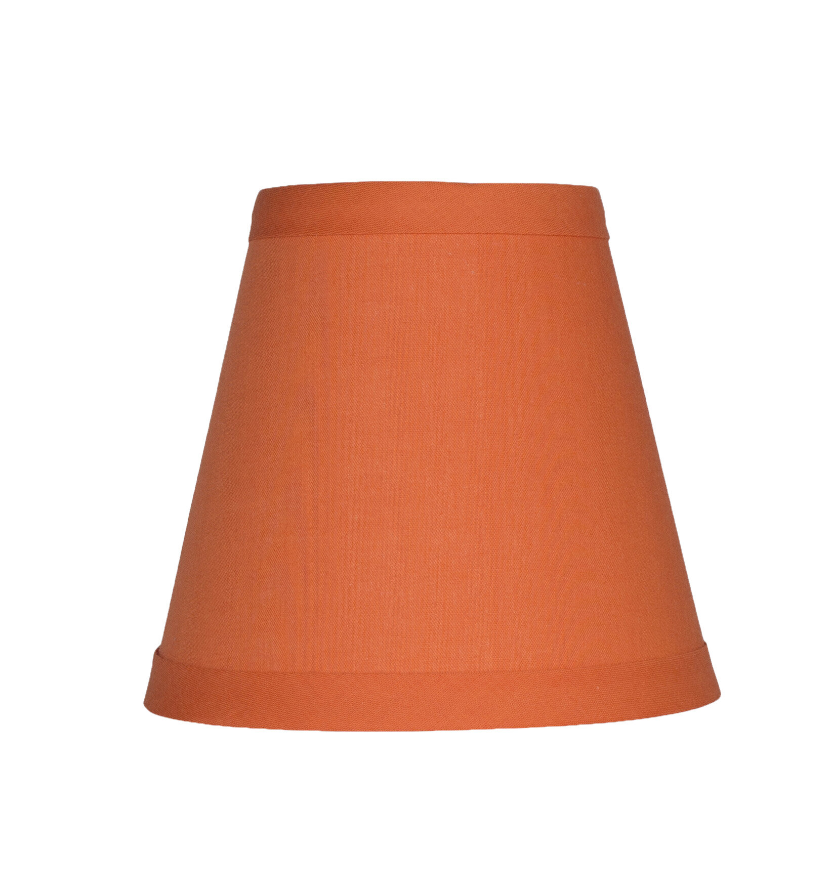 orange lamp shade next