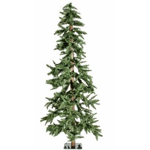 Country DOWNSWEPT ALPINE ARTIFICIAL CHRISTMAS TREE Primitive Holiday 7ft. 
