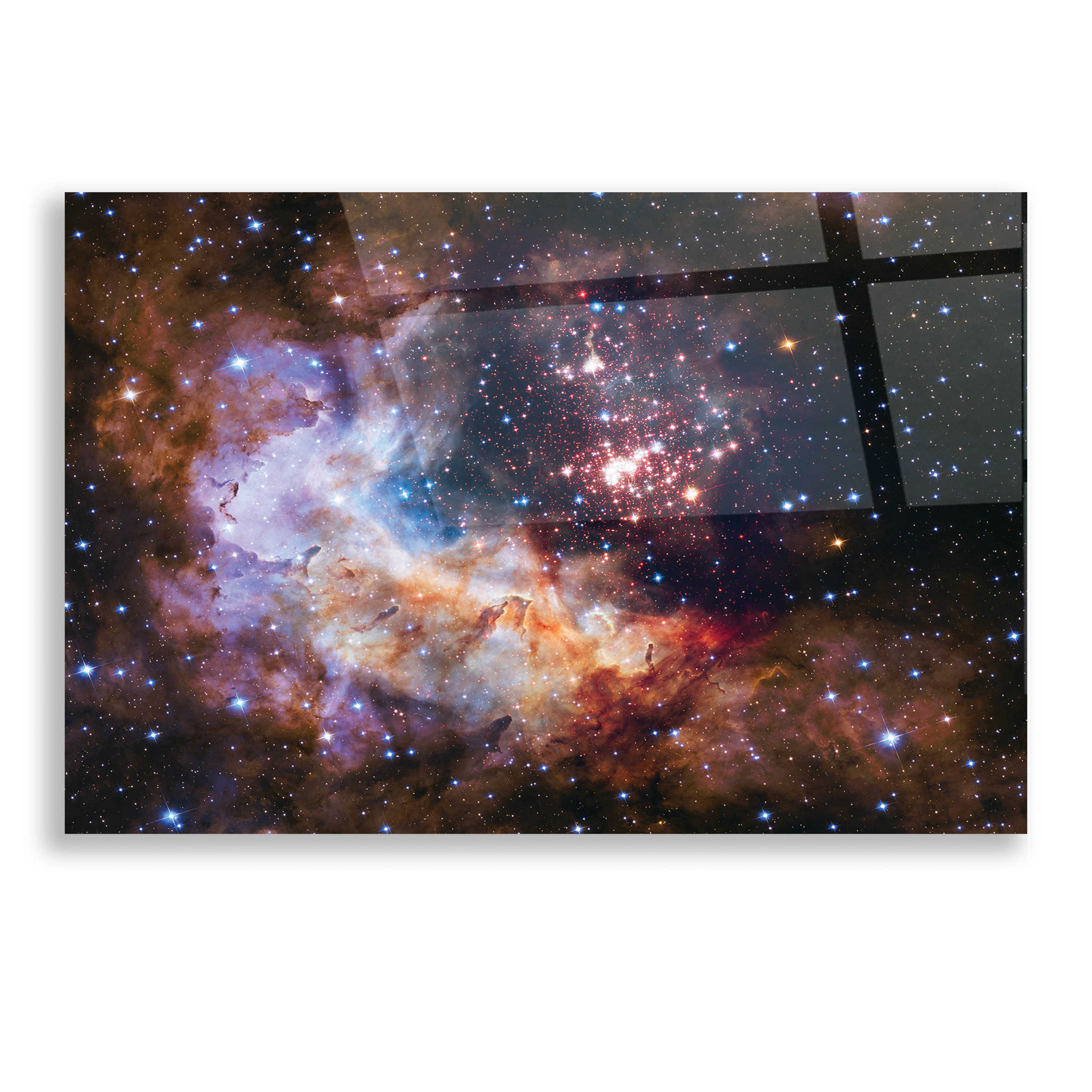 Trinx Celestial Fireworks - Unframed Graphic Art | Wayfair