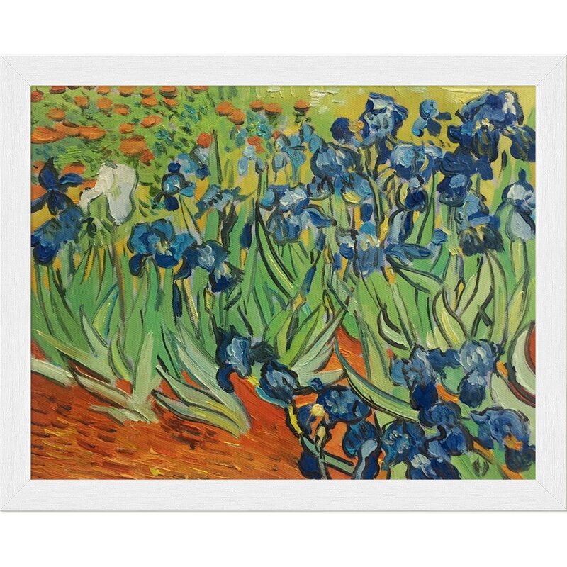 Irises by Vincent Van Gogh - Picture Frame Painting on Canvas