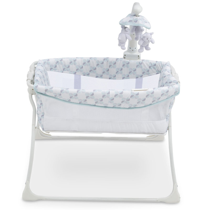 delta children deluxe newborn activity & rocking sleeper