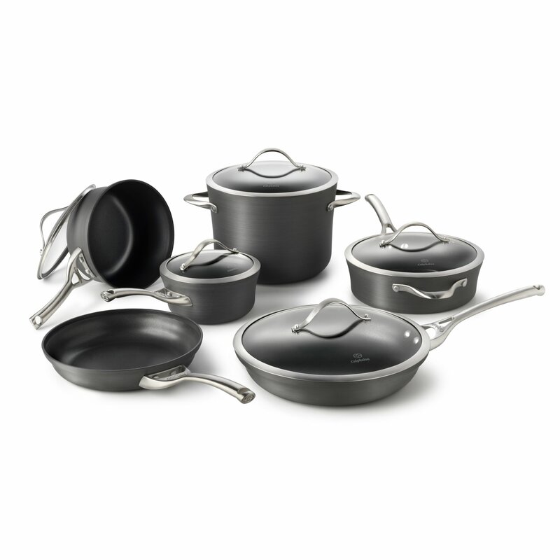 Calphalon Contemporary Nonstick 11 Piece Cookware Set Reviews