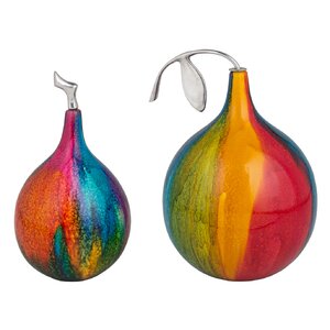 2 Piece Forbidden Fruit Sculpture Set