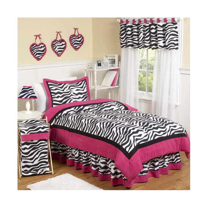 Sweet Jojo Designs Zebra Reversible Comforter Reviews Wayfair Ca