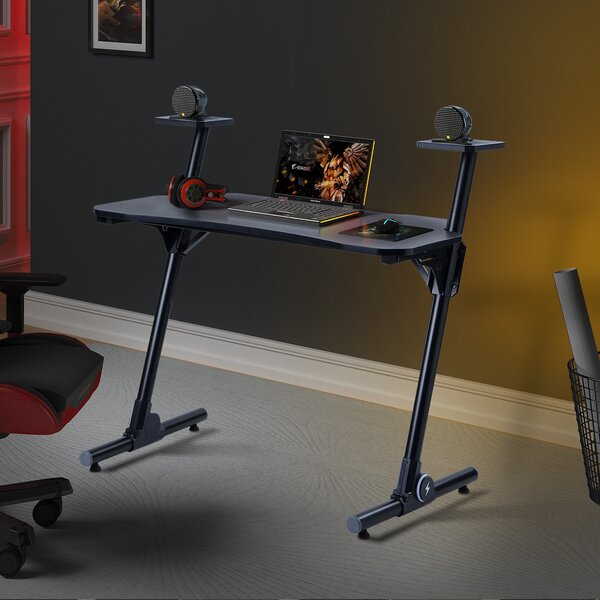 Minimalist Height Adjustable Gaming Desk Wayfair 