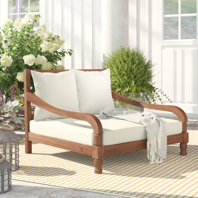 Birch Lane Heritage Wiest Double Chaise Lounge With Cushion