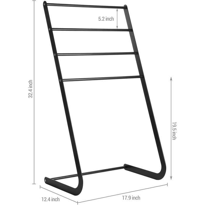 MyGift Free Standing Quilt Rack & Reviews | Wayfair