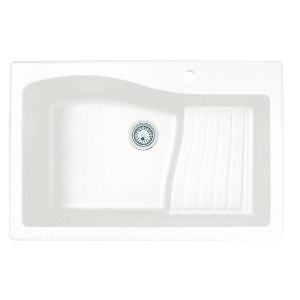 Swan Surfaces 33 L X 22 W Drop In Kitchen Sink Reviews Wayfair