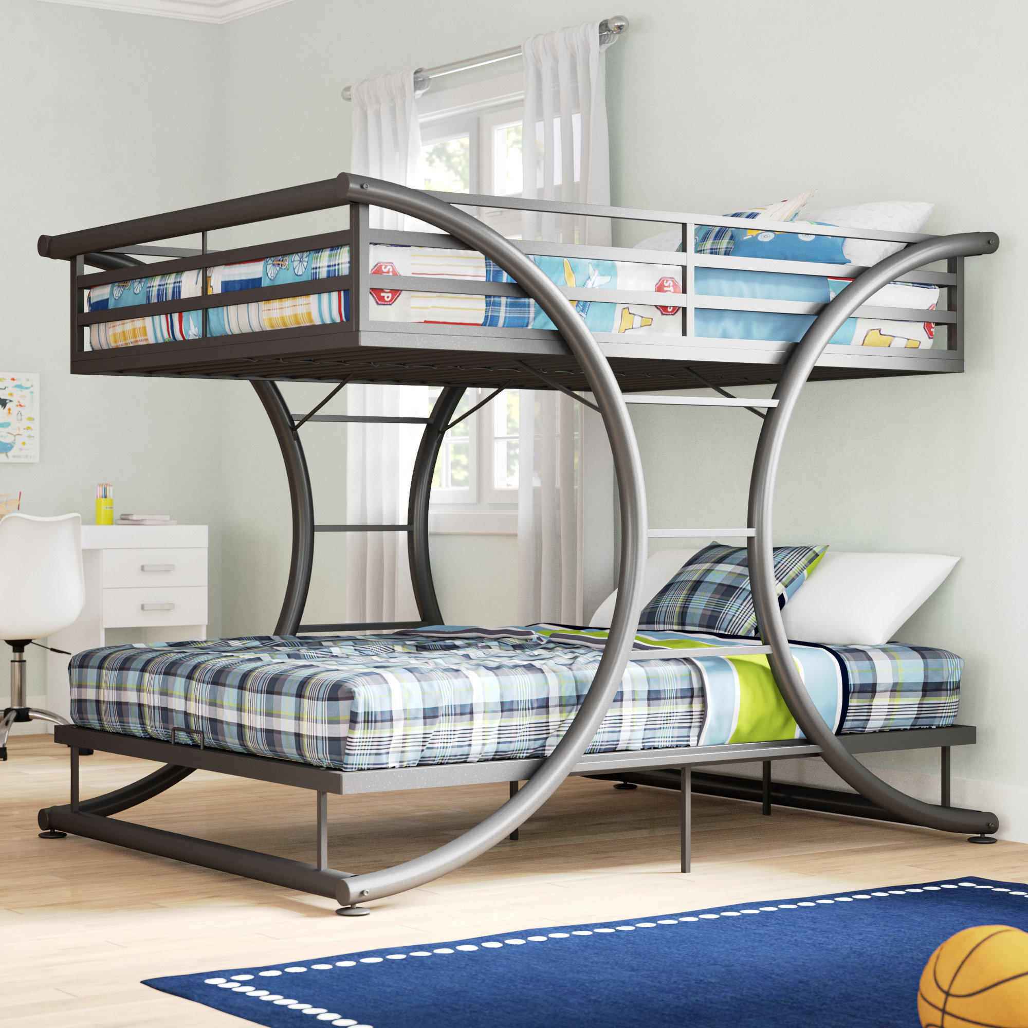 wayfair double bunk bed