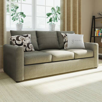 Mistana Gracie 92 Wide Flared Arm Sofa Bed Reviews Wayfair