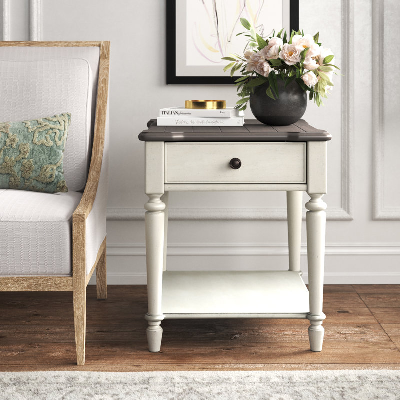 Kelly Clarkson Home Ornithogale Rectangular End Table with
