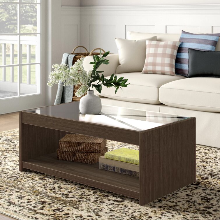 laguna coffee table with storage wayfair