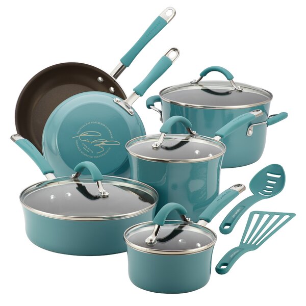 9 Piece Cookware Set Nonstick Pots & Pans Home Kitchen Cooking Non Stick NEW