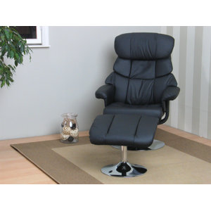Relaxsessel Hally aus Metall und Kunstleder von ..