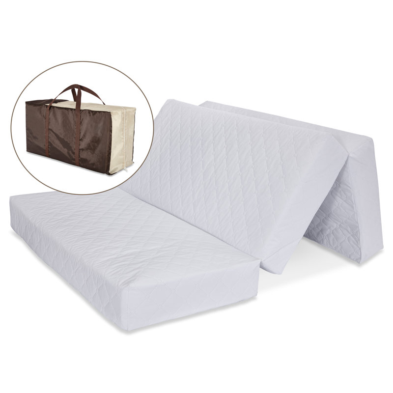 folding crib mattress