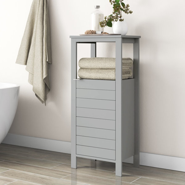 Grey Toothbrush Holder Sleek Curvy Durable Stand Modern Bathroom Home Decor New 