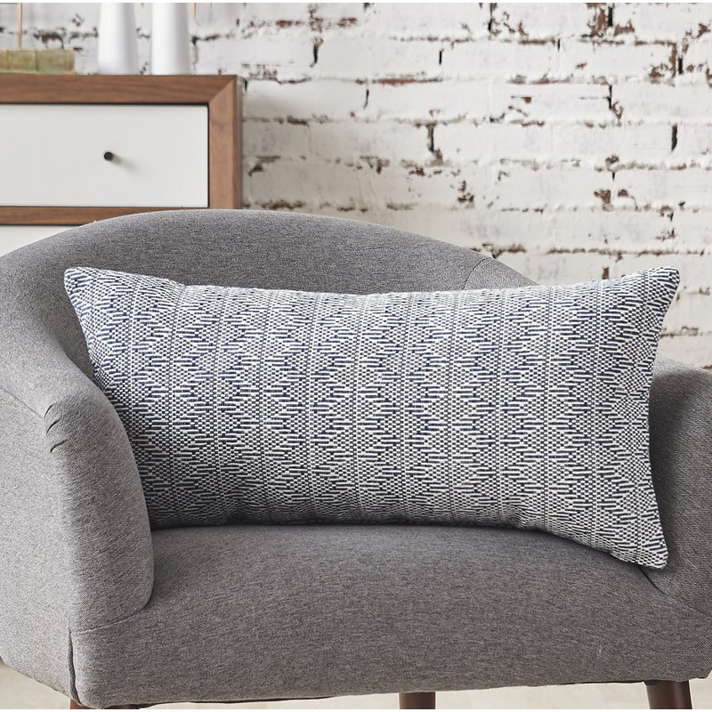 Union Rustic Liveva Cotton Geometric Lumbar Pillow Reviews Wayfair