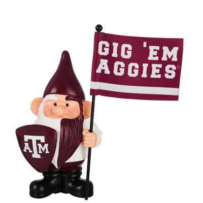 University Of South Carolina Flag Holder GnomeNCAA Evergreen Enterprises Inc Team Texas AM