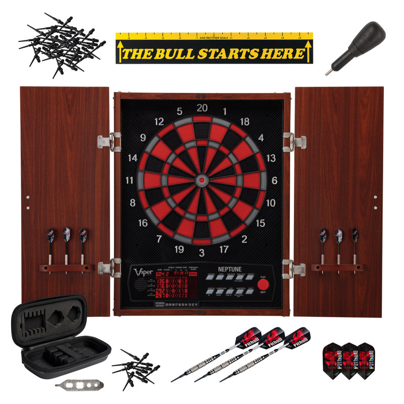 Viper Neptune Electronic Dartboard The Bull Starts Here Throw Line Marker Pitbull 18g Soft Tip Darts Dart Tip Remover Tool Tufflex Ii Black Dart Tips Wayfair Ca
