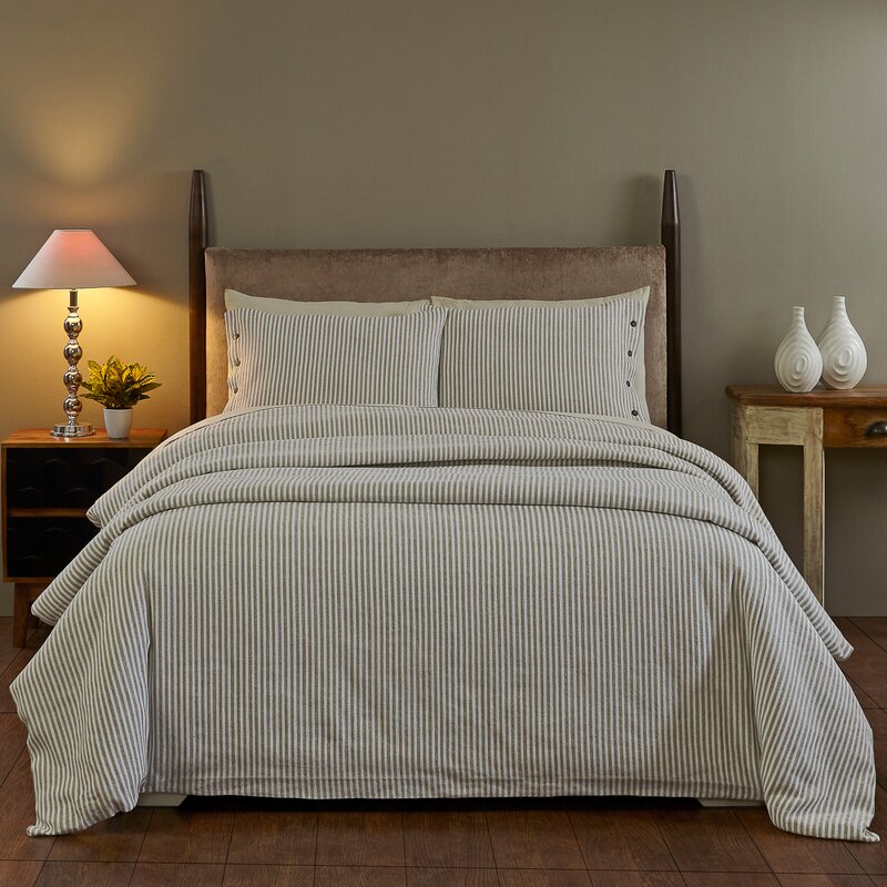 Gracie Oaks Natale Linen Blend Duvet Cover Reviews Wayfair