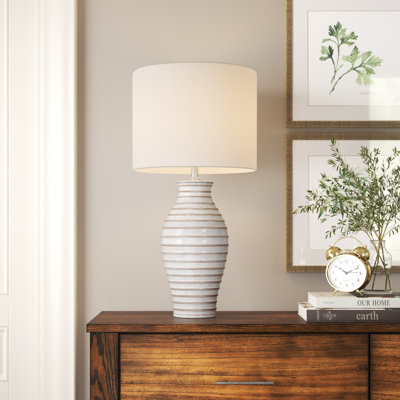Solari 28'' Cream Table Lamp