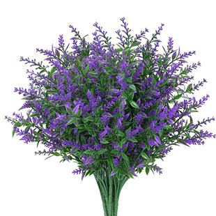 25x25x33 cm Closer2Nature Closer to Nature Artificial 32cm Flocked Purple Lavender Plug Plant Pot Not Included 
